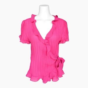 S.L.B. ✦ Pink Ruffle Top